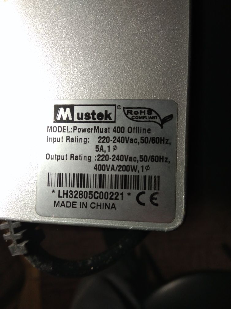 Mustek Powermust 400 Offline