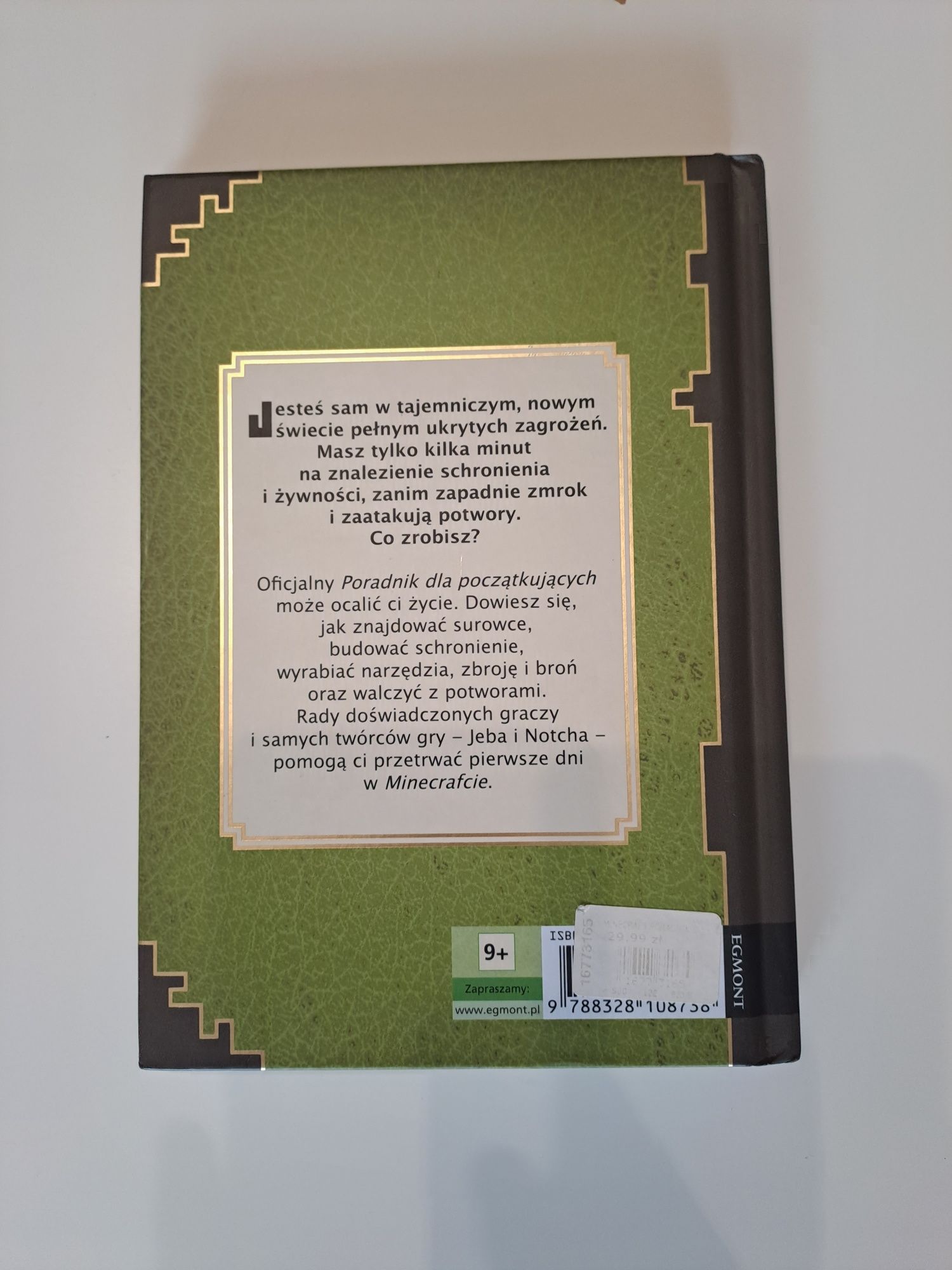 Książka Minecraft - Poradnik dla początkujących