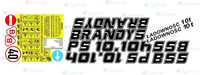 Naklejki przyczepa Brandys BSS PS10.10H Ładowność 10T