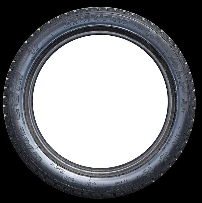 4x 225/45R17 Opony Zimowe Bieżnikowane ALP3. DARMOWA WYSYŁKA!