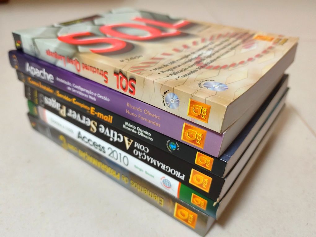 Livros de Informática (SQL / Apache / Access)