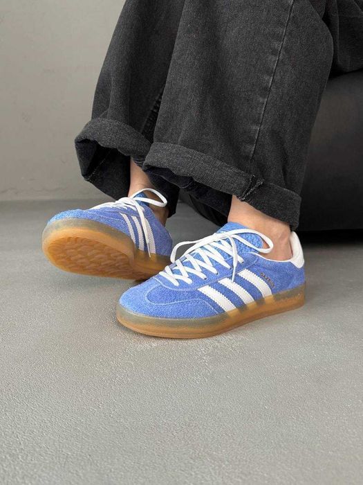 Кросівки Adidas Gazelle blue premium