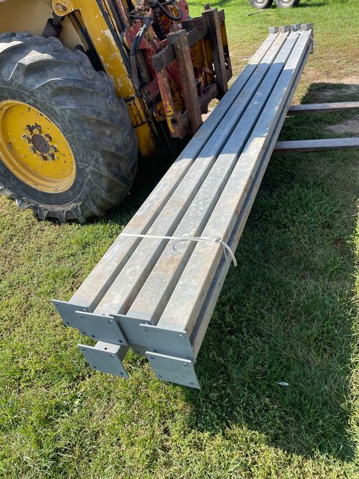 Ceownik 40x40x2 pół zamknięty ocynk 8-9m łaty dachowe profil wiaty