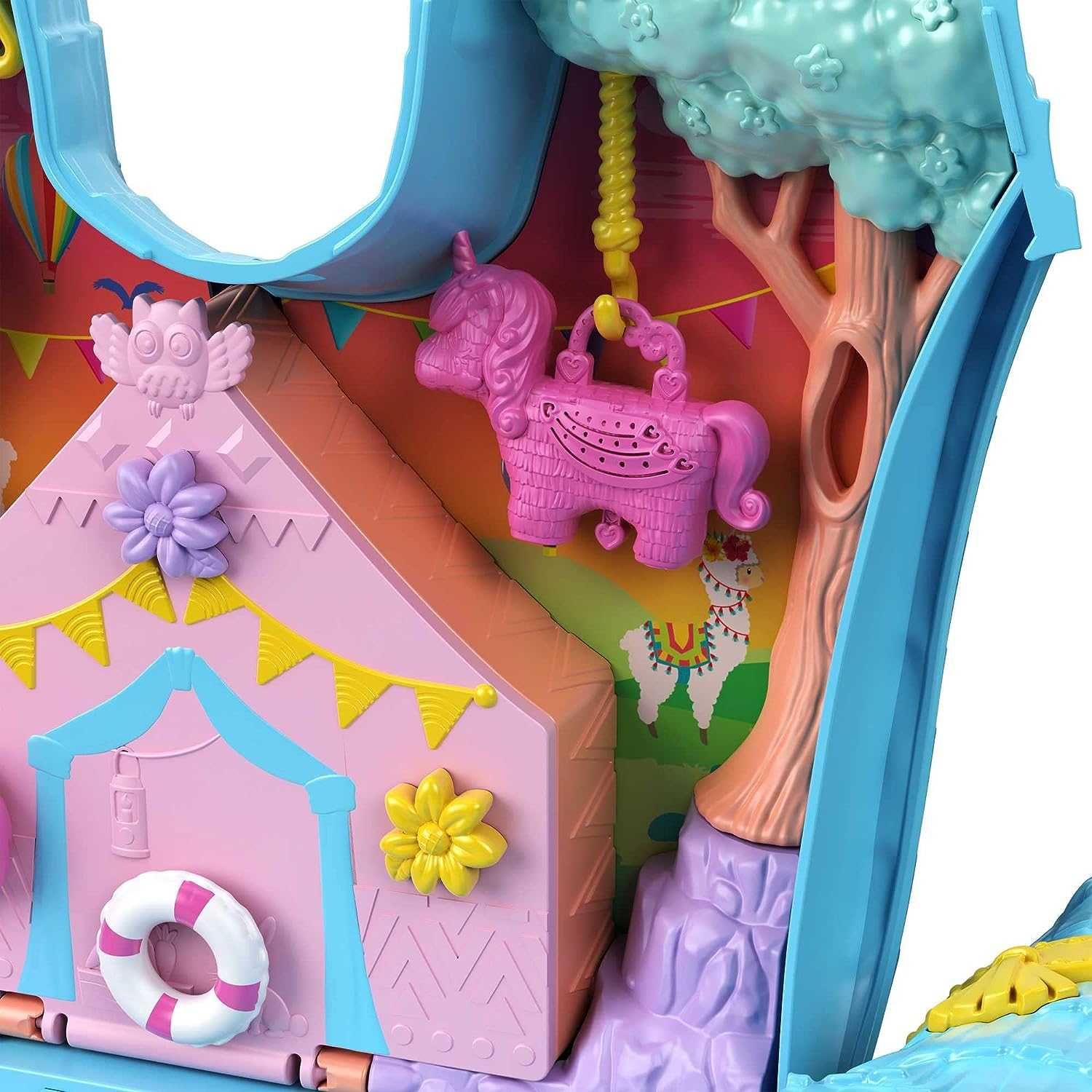 Полли покет Лама пижамная вечеринка Polly Pocket Pajama Party Llama