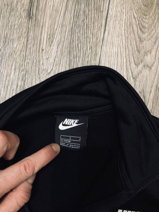 Олимпийка Nike на 11-13 лет 146-152-158см черная спортивная кофта air