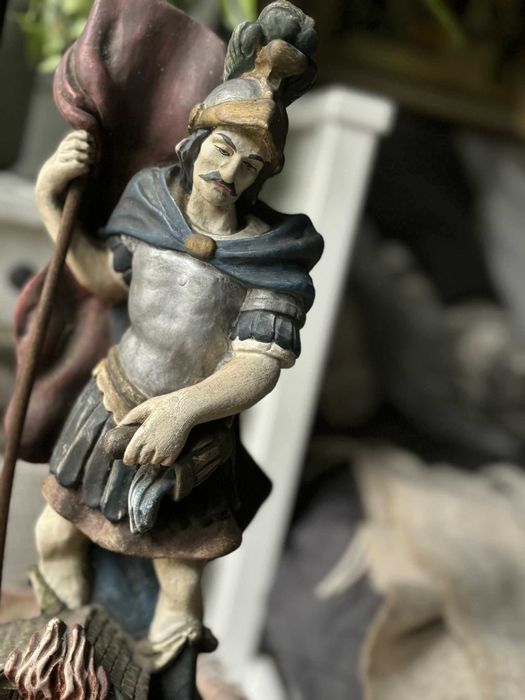 Figurka św. Florian polichromia