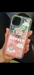 Iphone 13 etui case osłona Kotek pusheen brokat