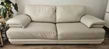 Sofa skóra naturalna.