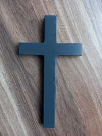 Krzyż drewniany malowany