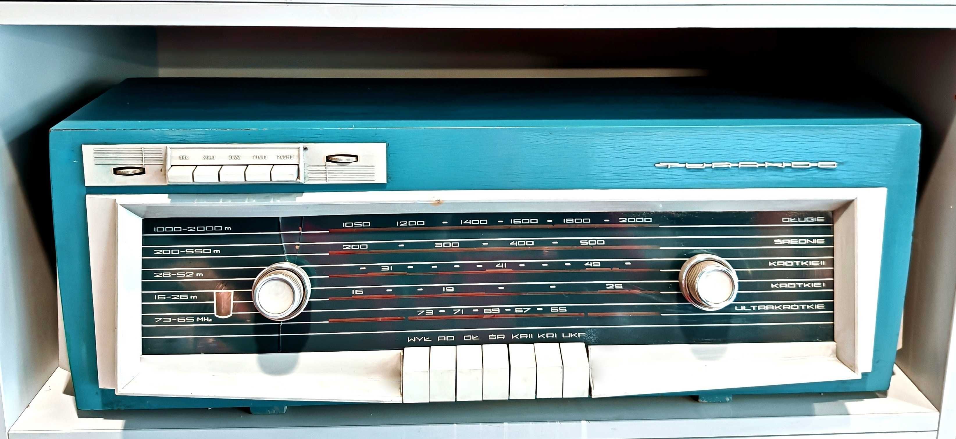 Radio Lampowe TURANDOT Zabytkowe Unikat Retro Duże Unikat Lata 60' !!