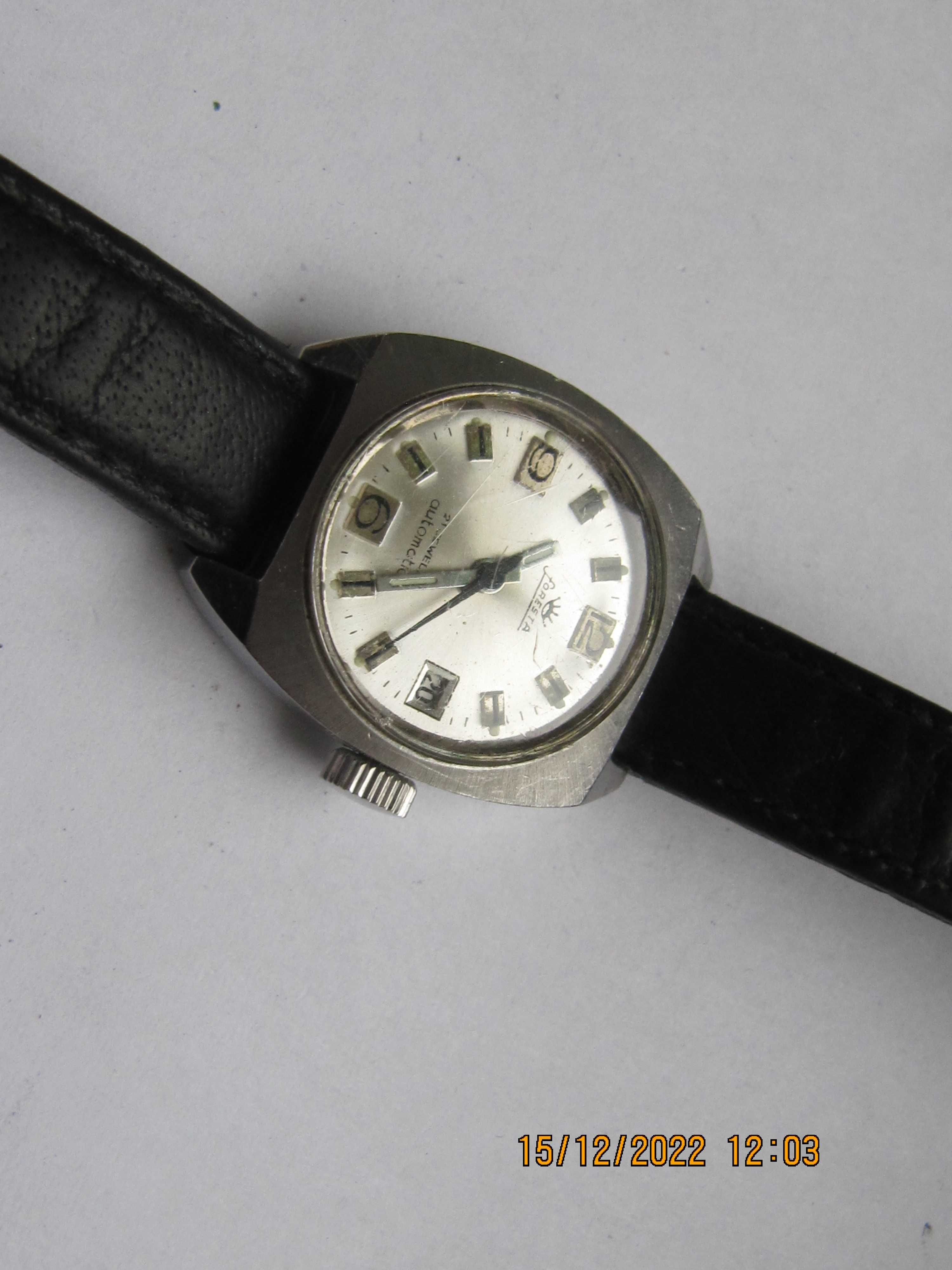 Foresta damski zegarek automatyczny 21 k swiss made