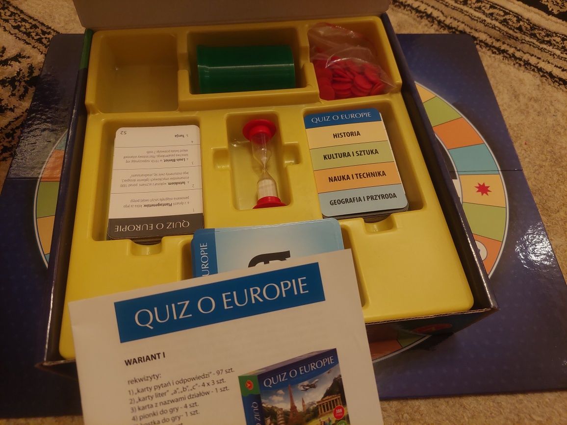 Gra planszowa Quiz o Europie