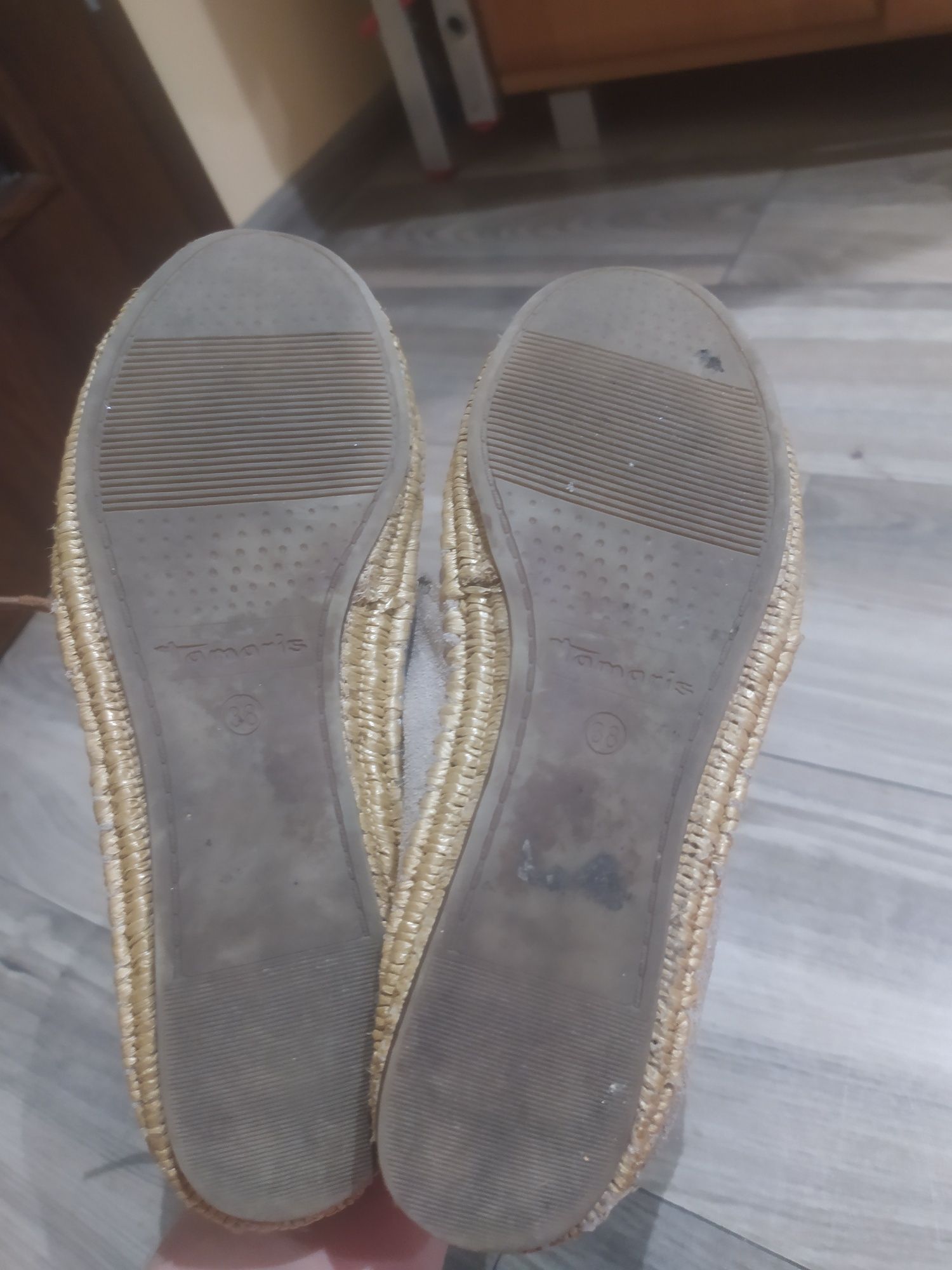 Espadryle zamszowe sznurowane buty jesienne wiosenne rozmiar 38 Tamari