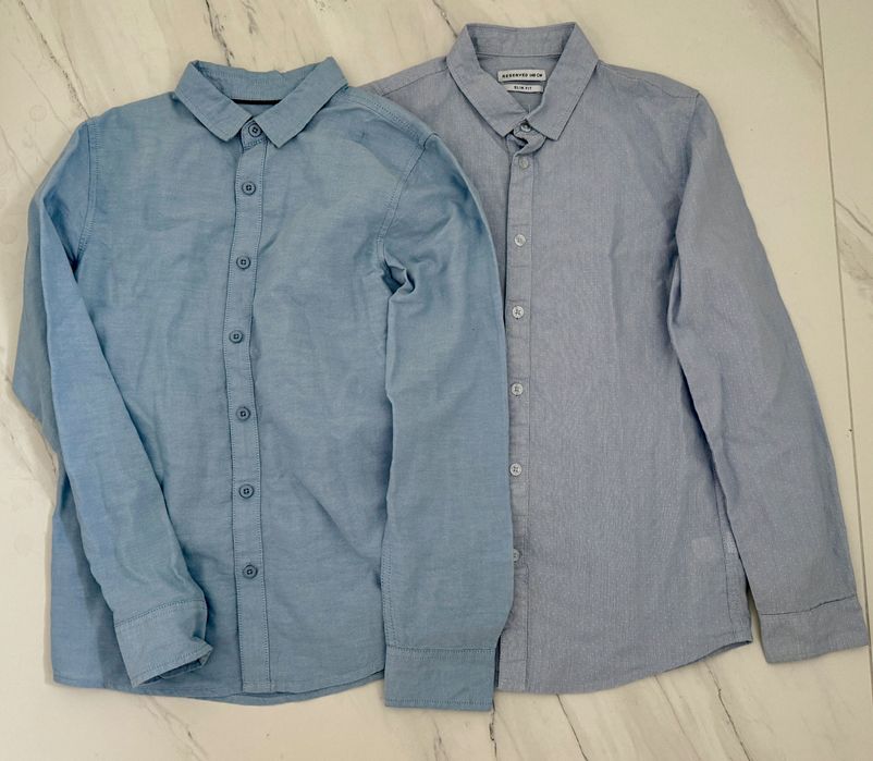 Koszule Reserved 146, 152 niebieskie
