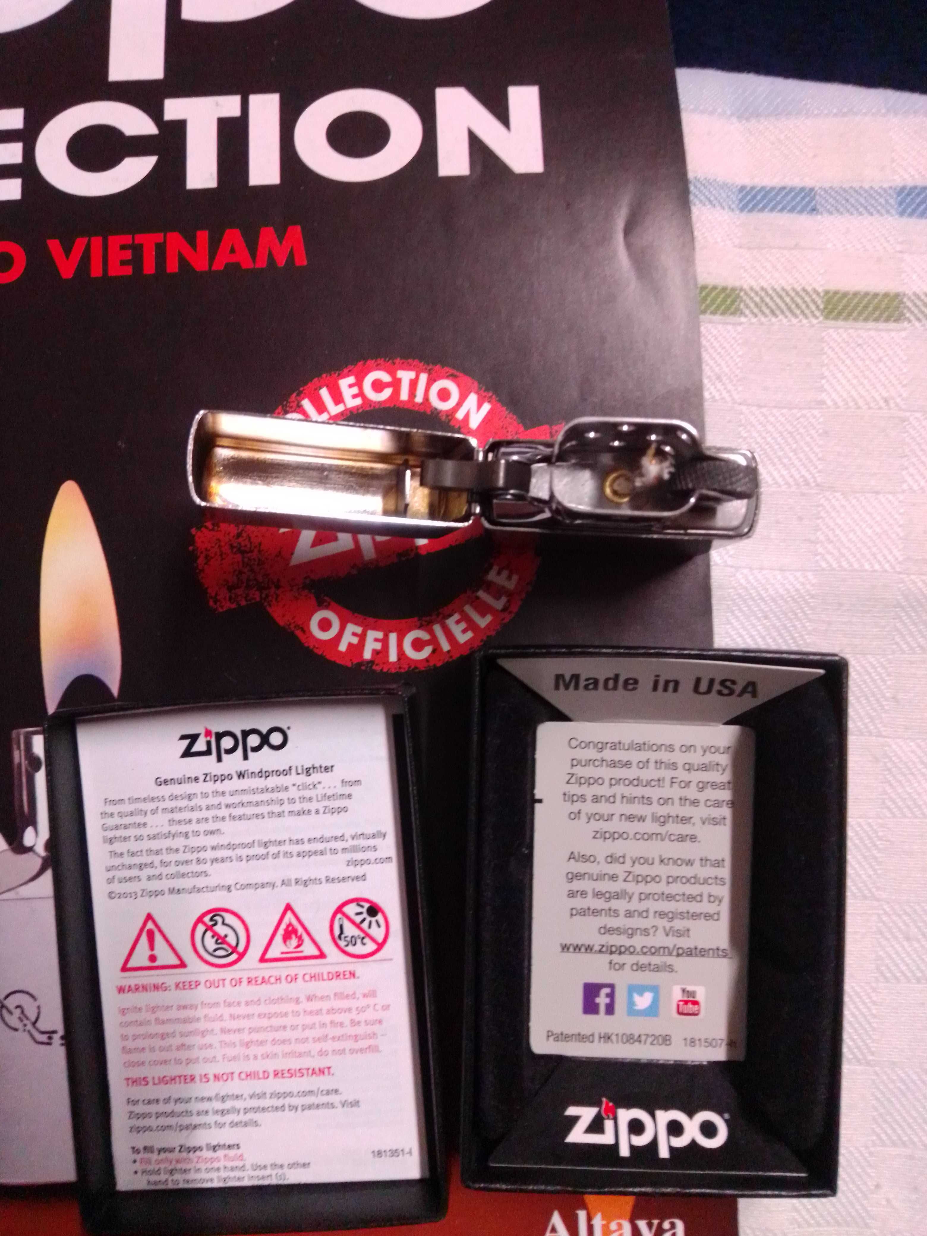 Isqueiro Zippo coleçâo vietnam edição limitada