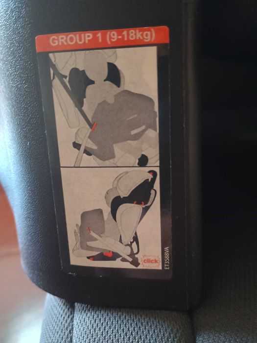 Cadeira Auto Casualplay - Grupo 1/2/3 - ISOFIX, como nova