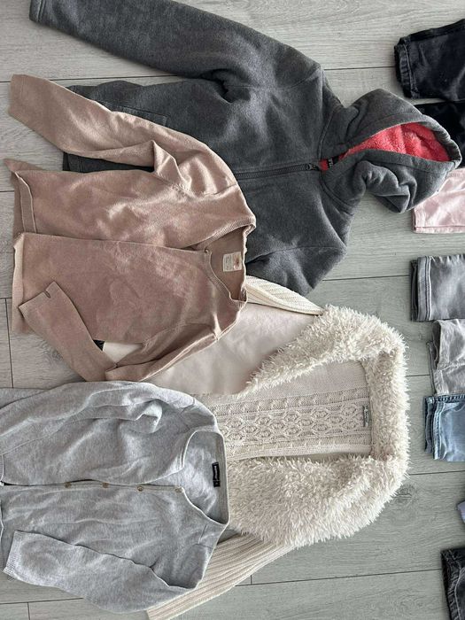 Mega paka ubranek dla dziewczynki 122–140 cm, 31 sztuk