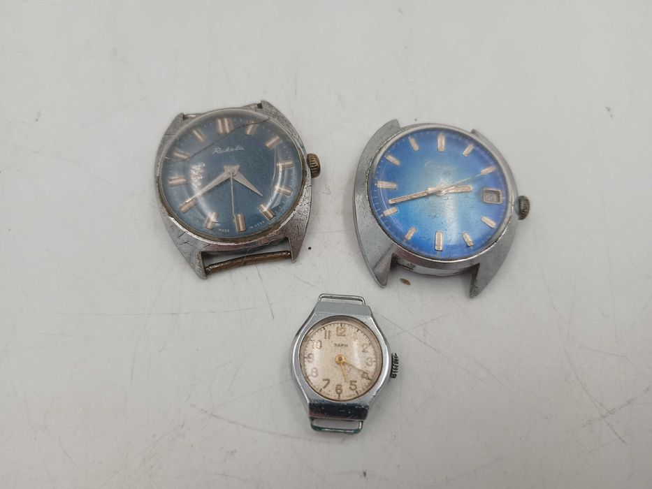 Naręczny mechaniczny zegarek Rakieta Corsar Zaria zegarki z PRL