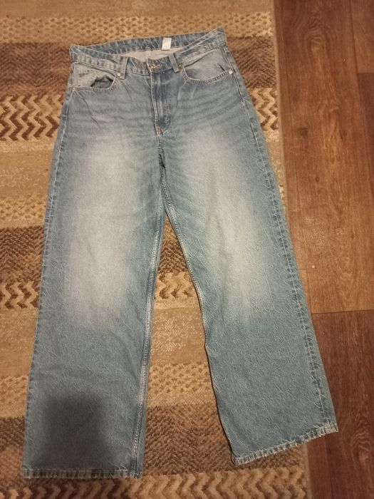 Продам джинсы широкие женские L