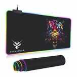 Duża podświetlana podkładka pod mysz rgb 80x30cm pod usb