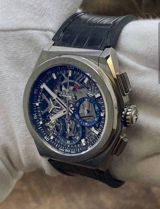 Zenith Defy El Primero 21 Titanium 44mm, jak NOWY! Gwarancja. FULL SET