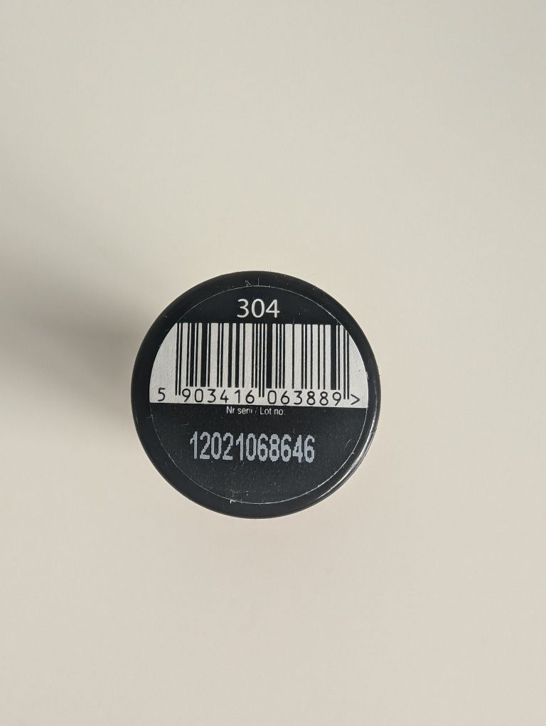 brązowy lakier do paznokci  Eveline 304 gel laque fast dry no lamp