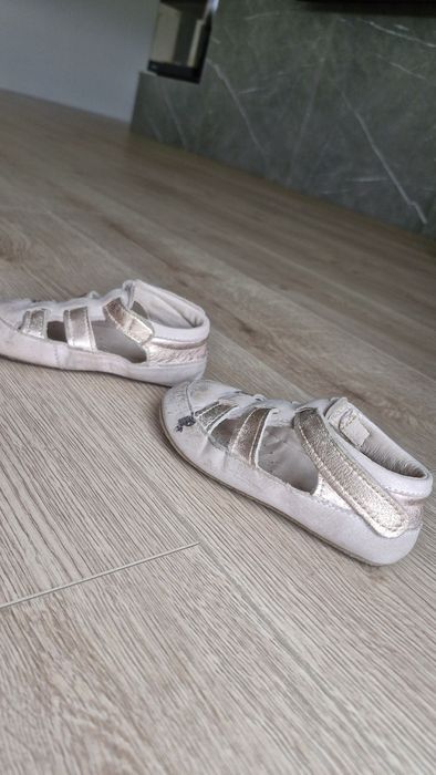 Obex 25 różowe kapcie sandałki skóra