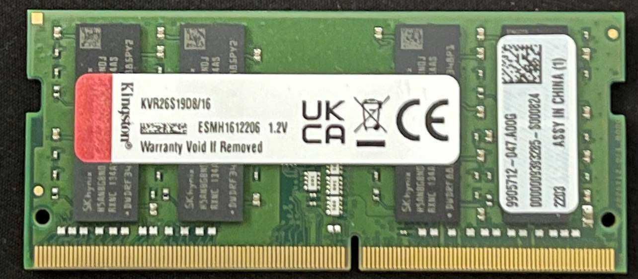 1x 16 GB RAM DDR4 Kingston 1 kość (34)