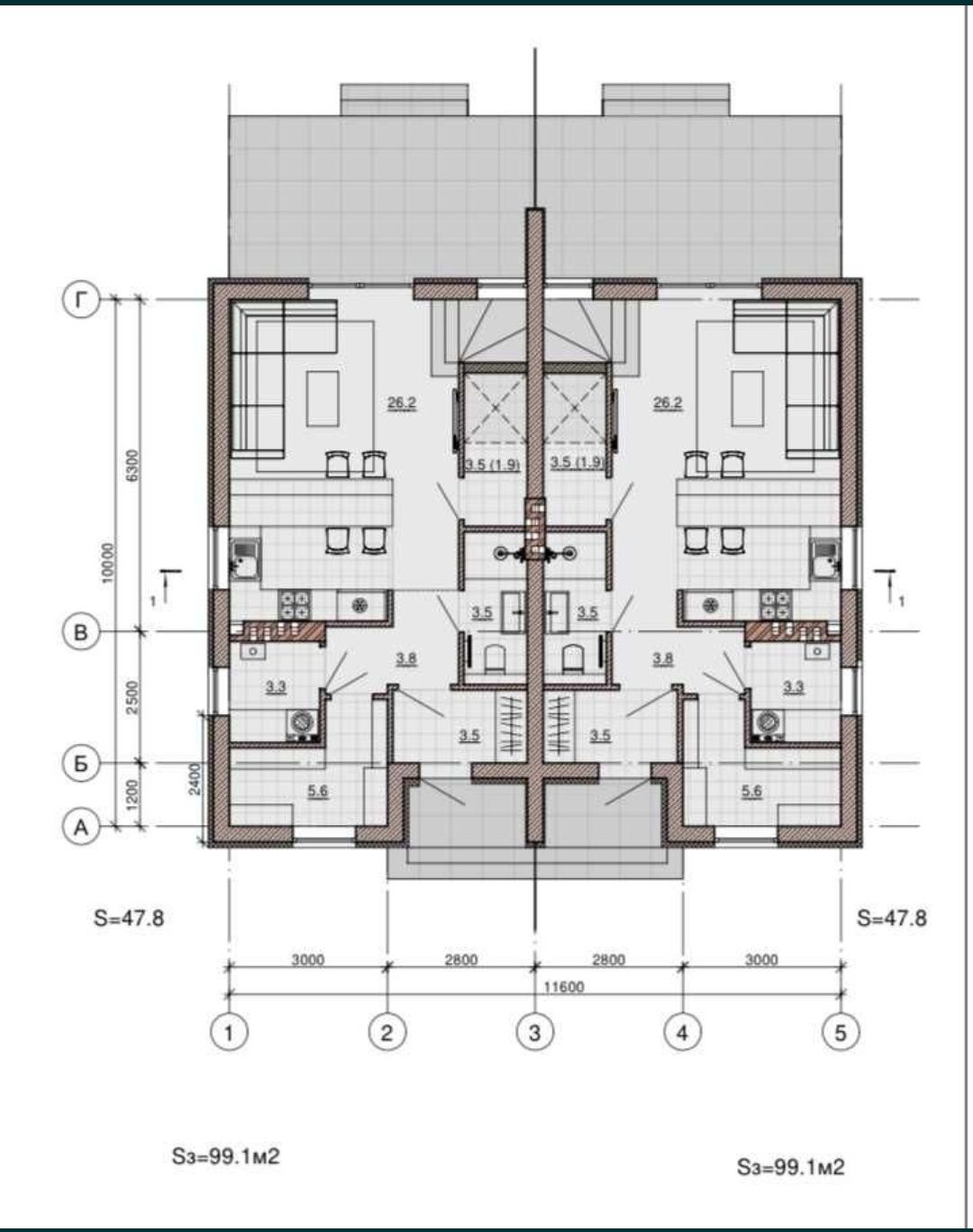 Продам чудовий дуплекс в Святопетрівському. 5 км. від Києва.