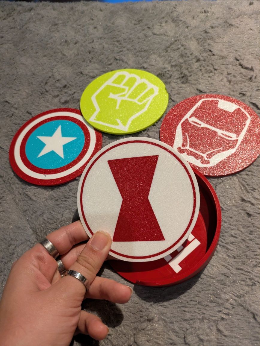 Base para copos - Marvel
