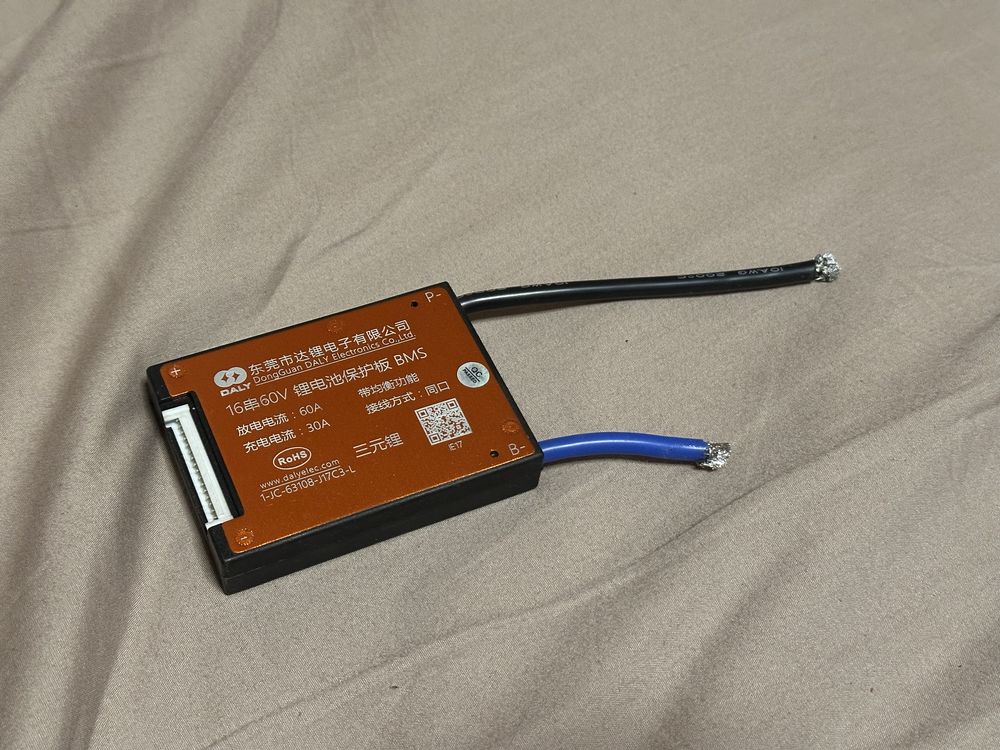 BMS плата Daly 16s 60v 60A