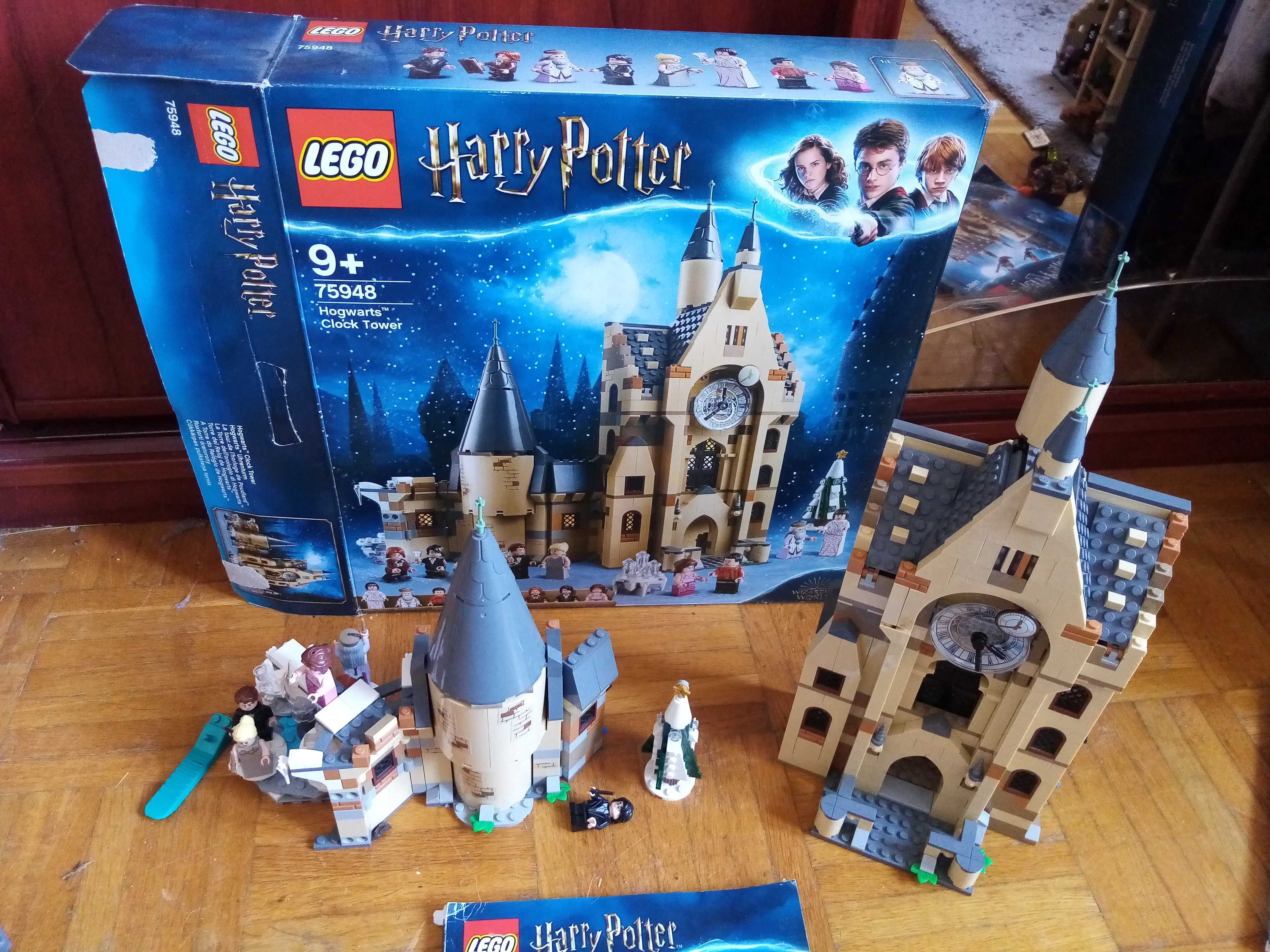 Lego Harry potter wieża zegarowa 75948 komplet instr pudełko