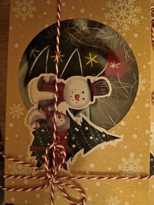 Zestaw świąteczny na prezent - świeca oraz choinka