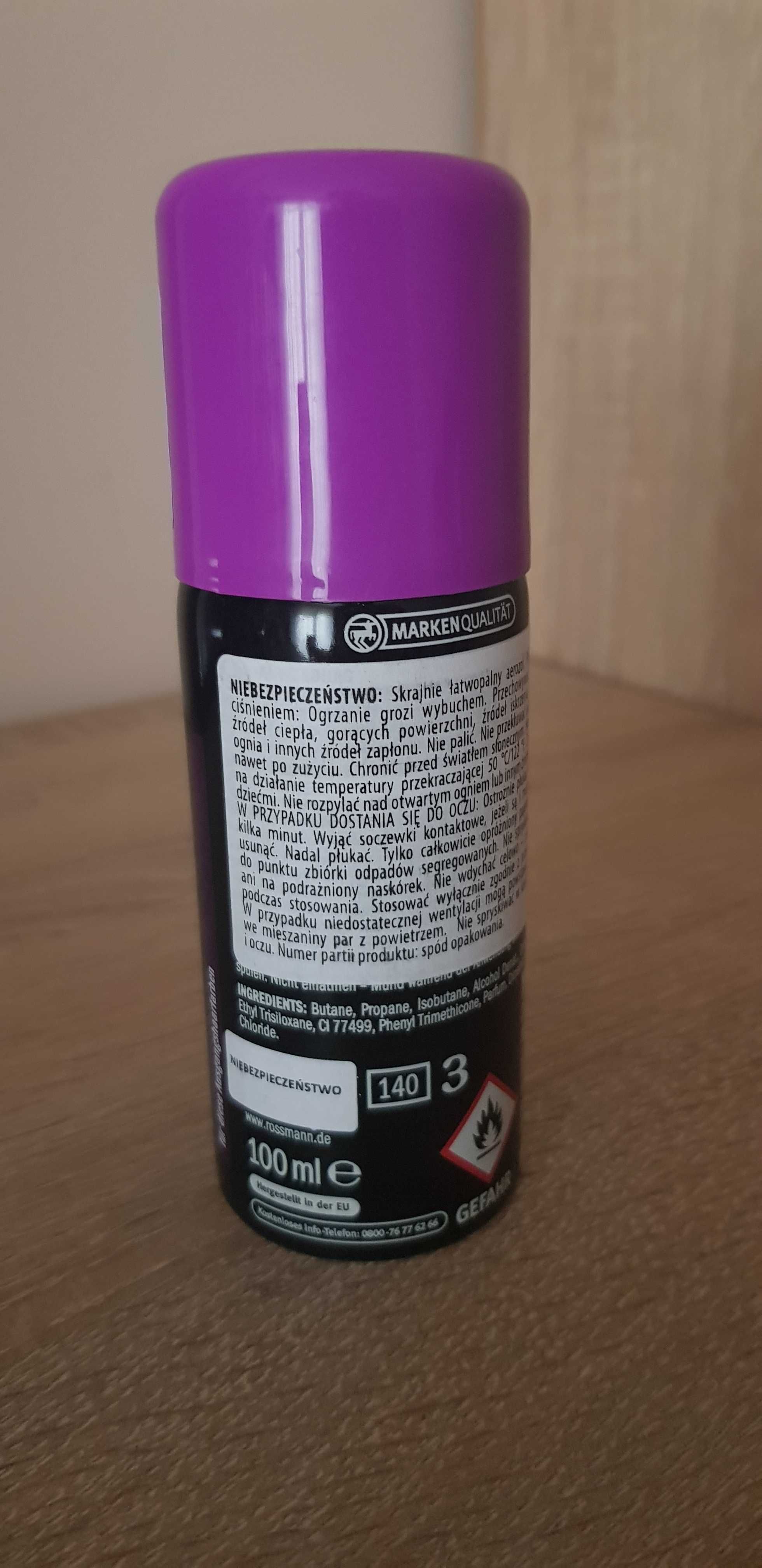 Isana Professional Spray do włosów maskujący odrosty, Czarny, 100 ml