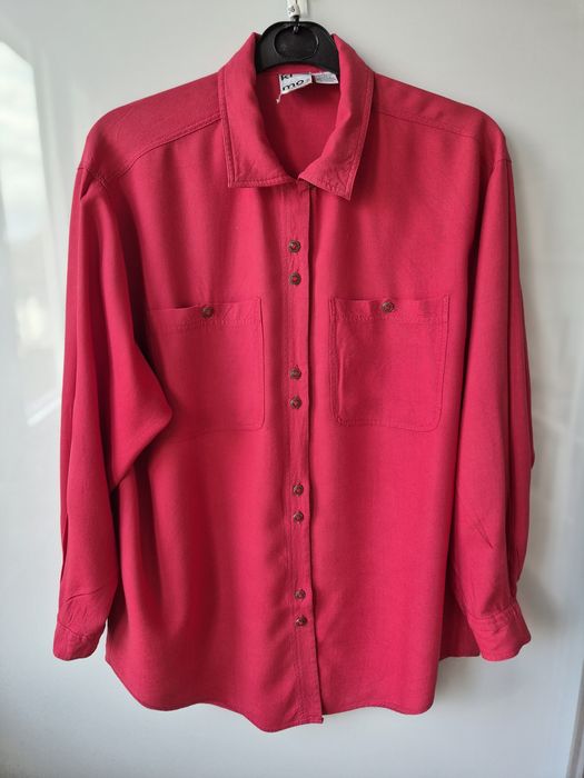 Damska koszula burgundowa czerwona Kikomo L używana