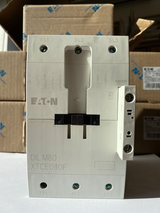 Stycznik EATON DILM80 XTCE080F00T 80A 24V AC - Nowy w Opakowaniu NIB