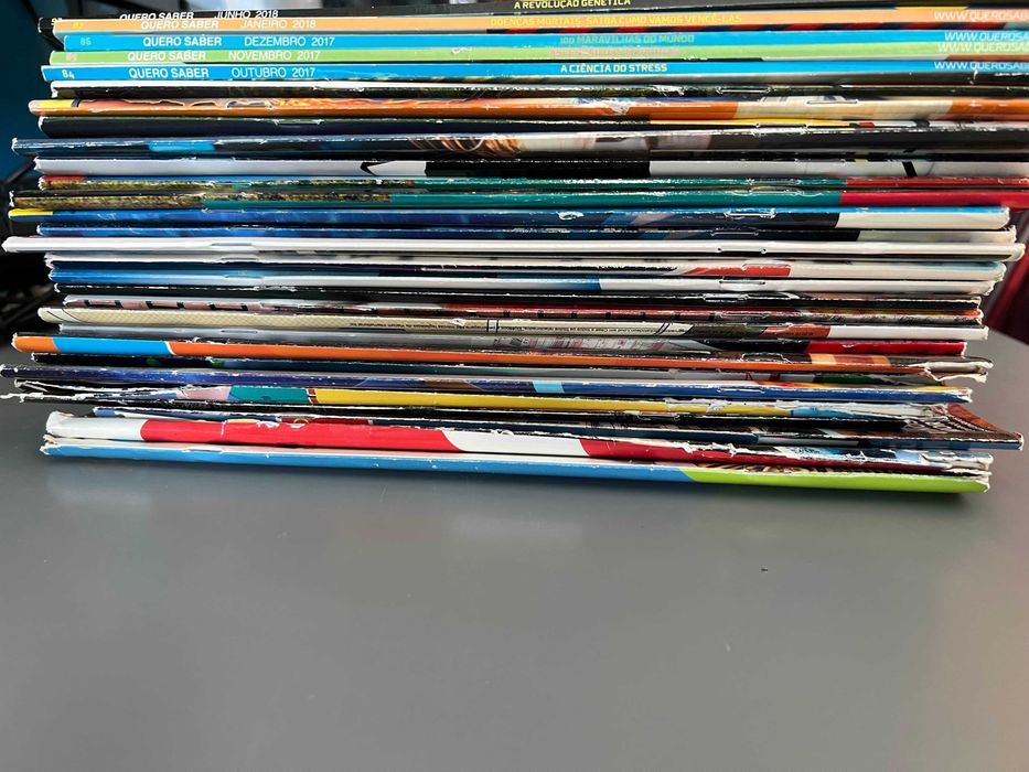 Múltiplas revistas "Quero Saber".