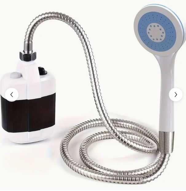 Chuveiro portátil para acampar, viagem