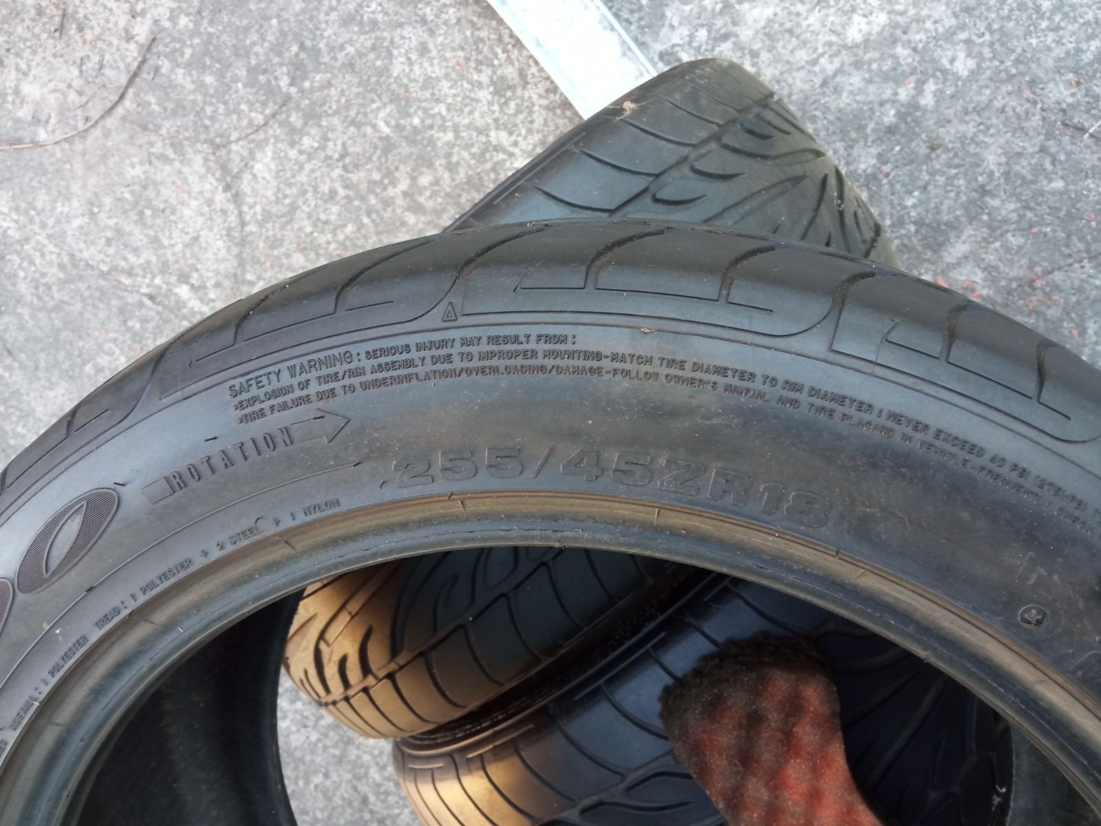 Літо 255/45R18 DUNLOP Sport 9000. Комплект 4шини.