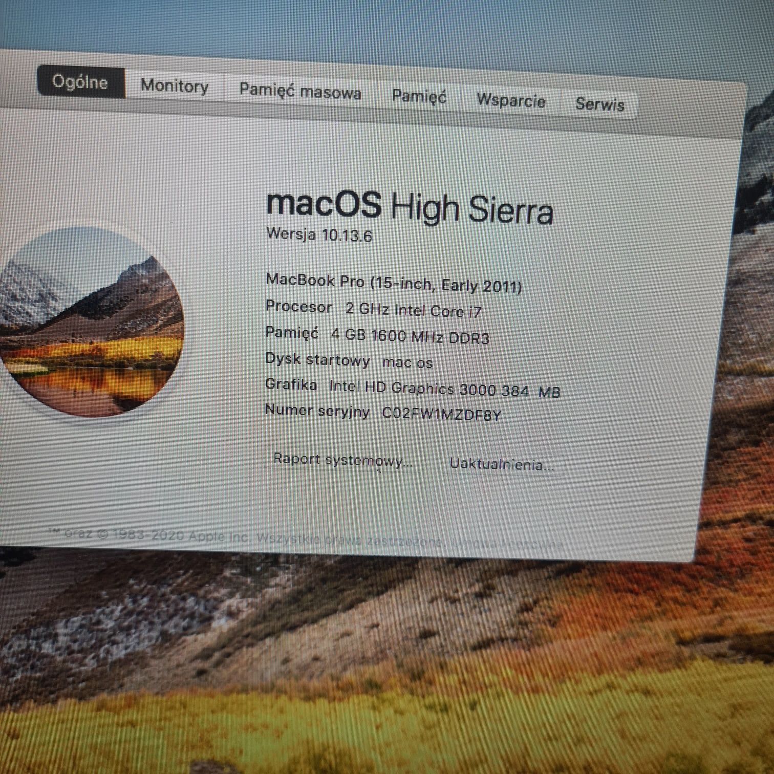 Macbook Pro A 1286