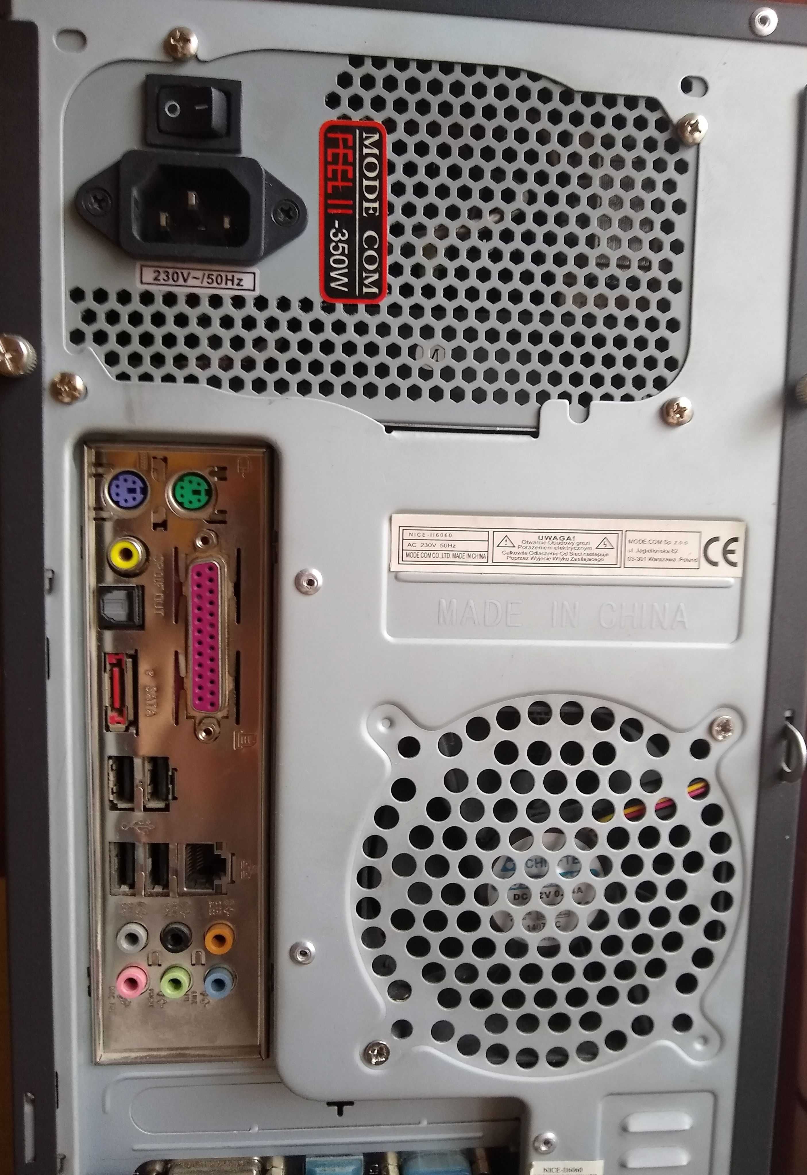 Intel Pentium 4, pamięć GOOD RAM 1GB, karta graficzna MSI Geforce 210
