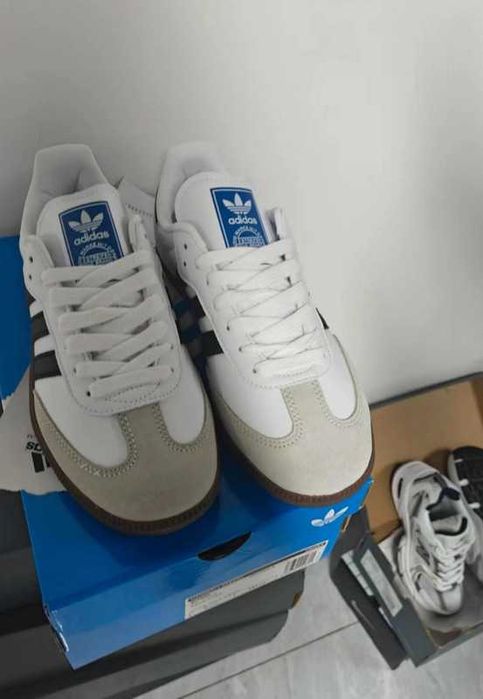 "Buty damskie Trampki"adidas_Samba_OG_Biały R.42