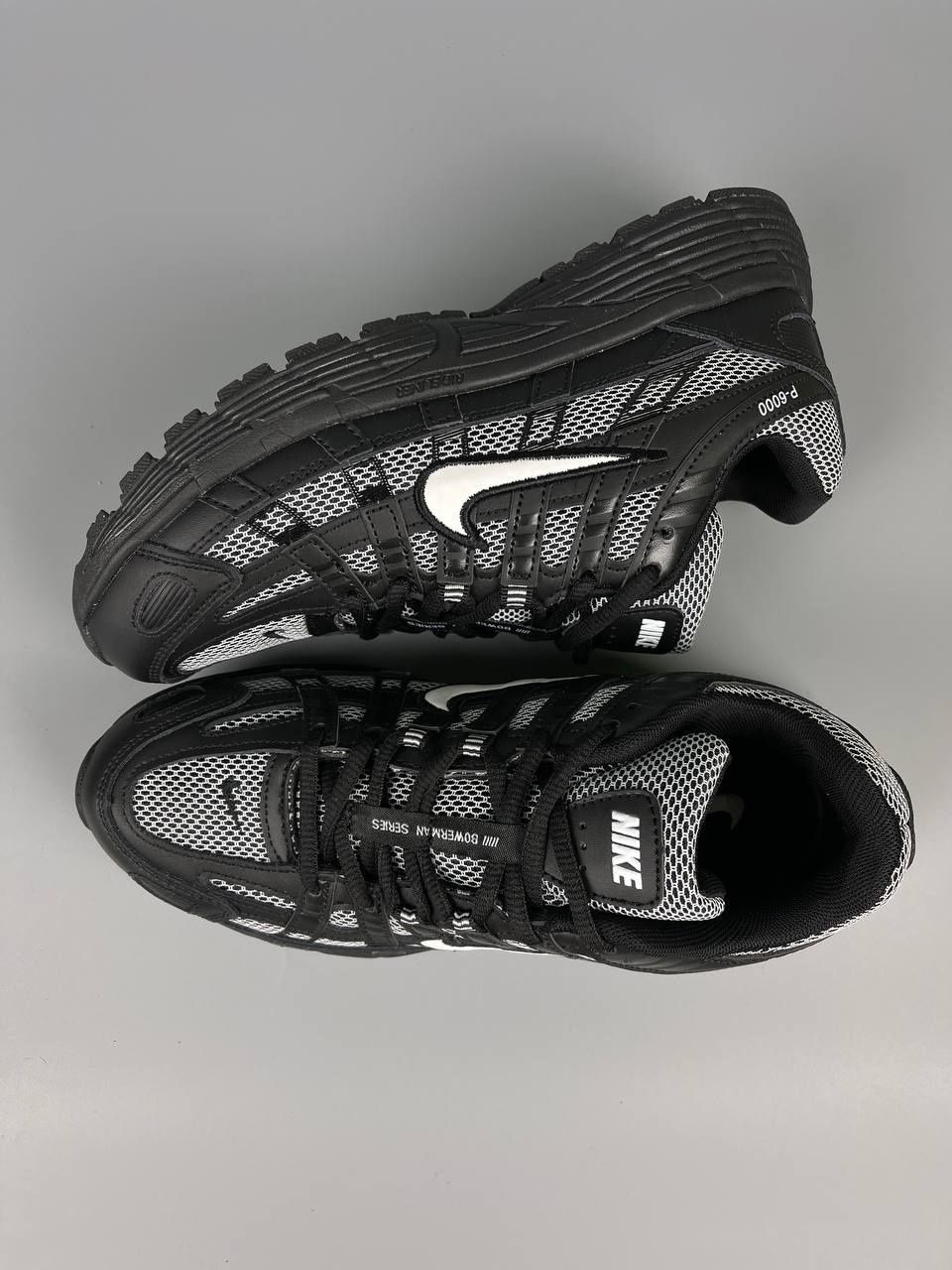 Кросівки чоловічі nike p-6000 Black&Grey  розмір 42