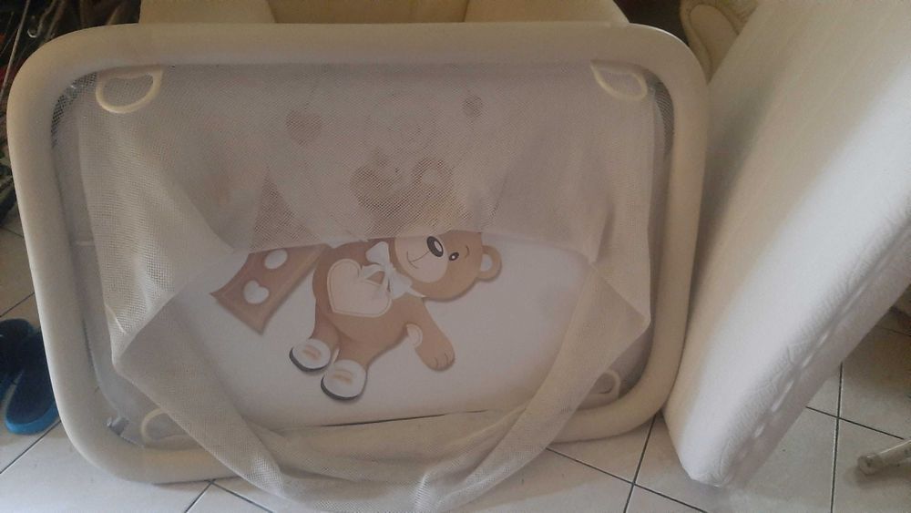 Kojec łóżeczko turystyczne Z MATERACEM cam lusso