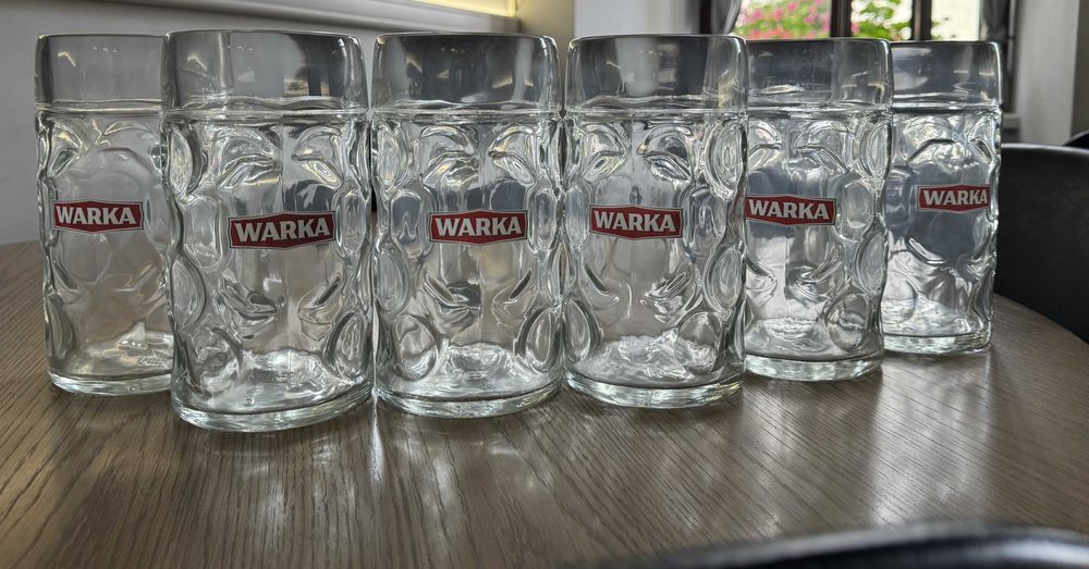 Kufle WARKA 1L komplet 6 sztuk