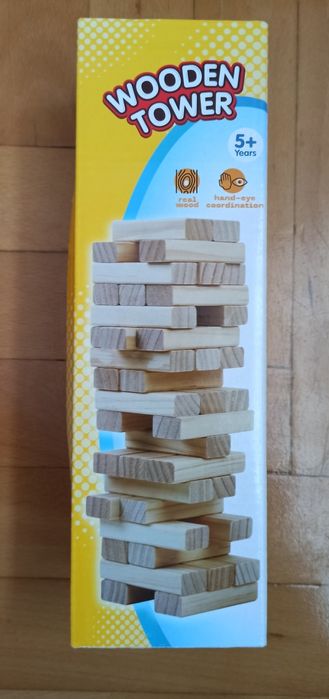 Klocki wieża drewniana, Nowe