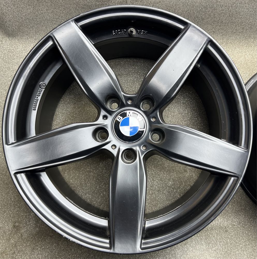 Диски r17 5 120 et30 J8 титани BMW f30 f10 f01 e60 бмв чорні