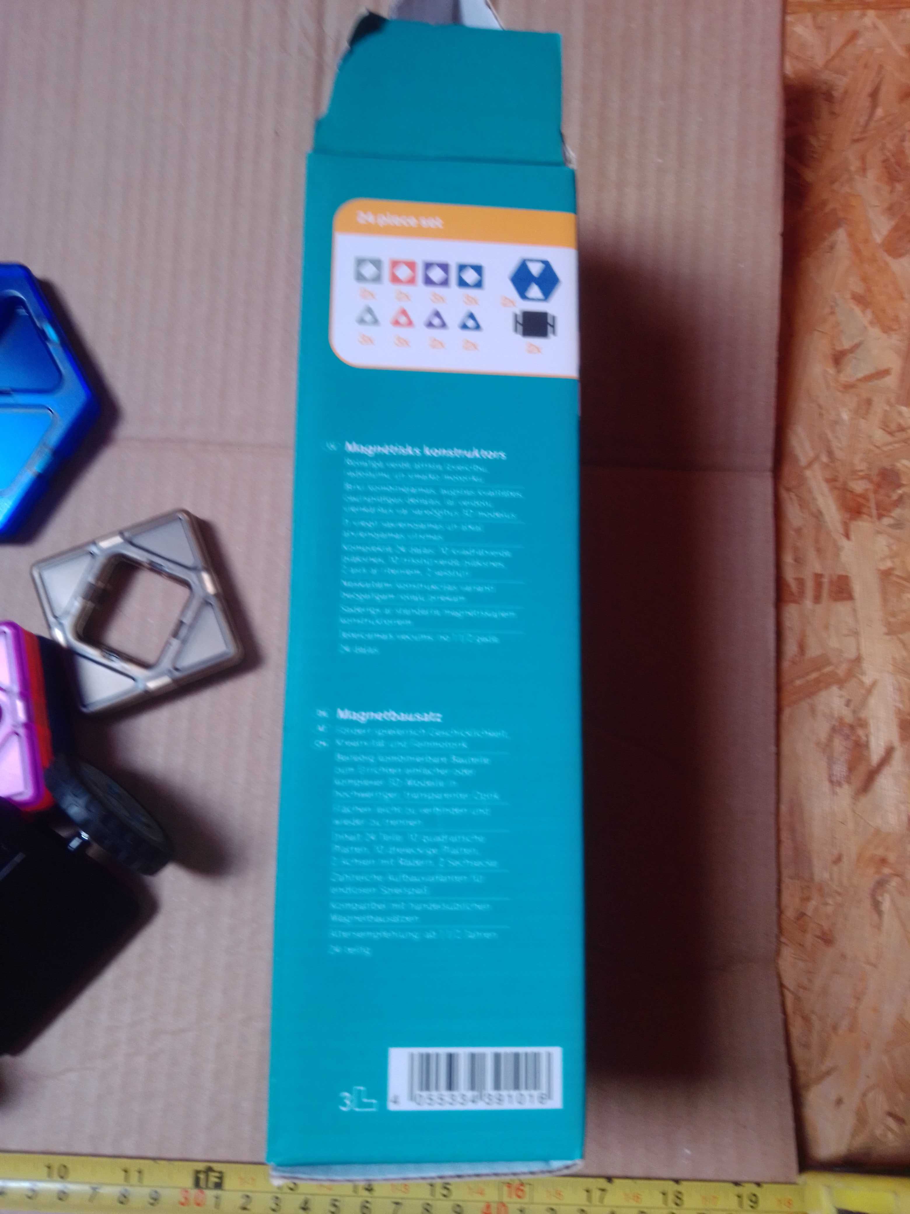 Playtive - magnetyczne klocki puzzle - auto / autko