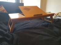 Mesa de portátil para cama em madeira
