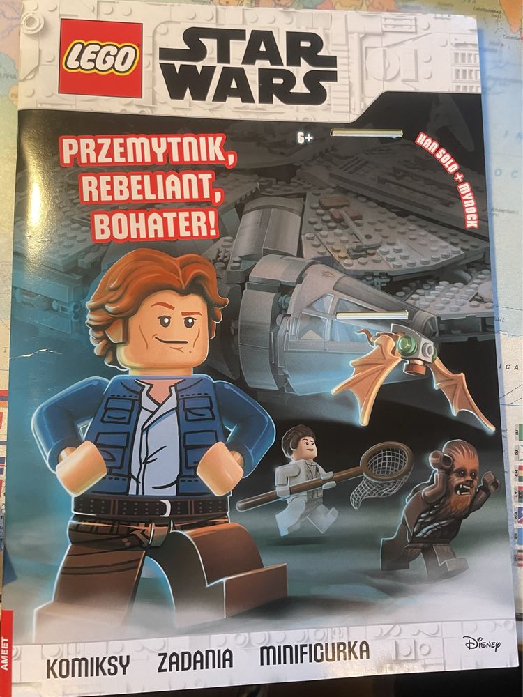 Książeczki z zadaniami i komiksami Lego Star Wars